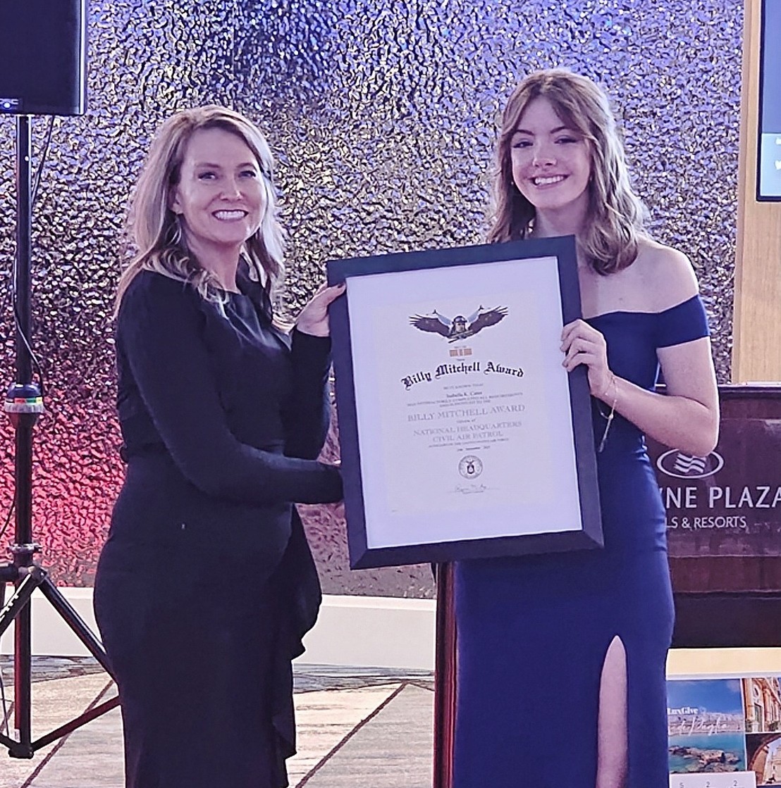 mocapnews's tweet image. Please join Missouri Wing in congratulating Cadet 2nd Lt. Isabella Cates of the Lake Ozark Regional Composite Squadron on attaining the General Billy Mitchell Award and promotion to the cadet officer ranks! #civilairpatrol #CAPcadet