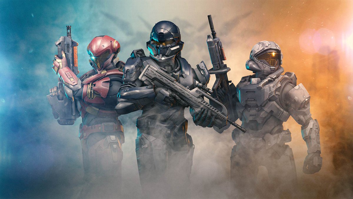 Mr_Rebs_'s tweet photo. The Halo 5 ten year anniversary armor for Halo Infinite is now available in the shop or can be unlocked for 125k-150k spartan points in the exchange. Here’s new key art and an image of the armor, along with the shop and exchange prices. #HaloInfinite #Halo5 https://t.co/bMpUEwhSlx