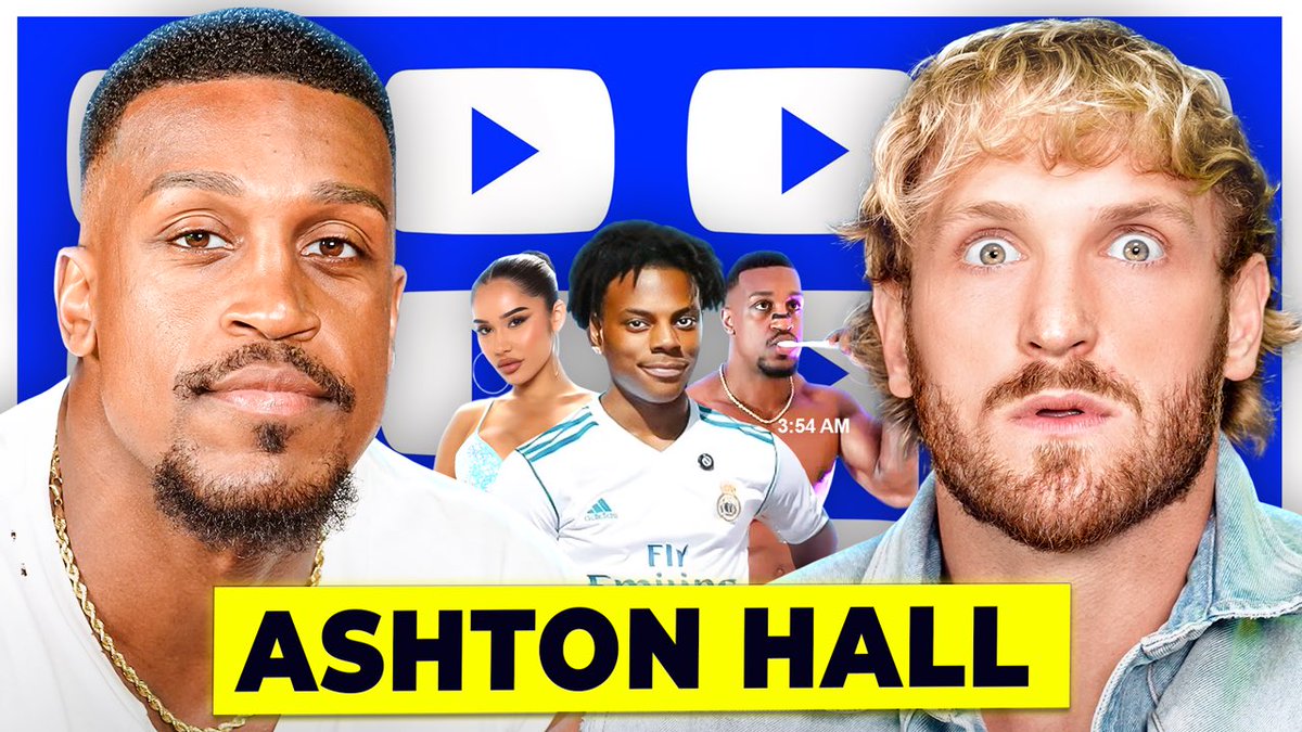 LoganPaul's tweet image. new IMPAULSIVE podcast
Ashton Hall on IShowSpeed Embarrassing Him, Viral 4am Morning Routine, Reveals If He’s Natty or NOT 💪🏼 
watch or lose to Speed

youtu.be/8vyMjefN9LE?si…