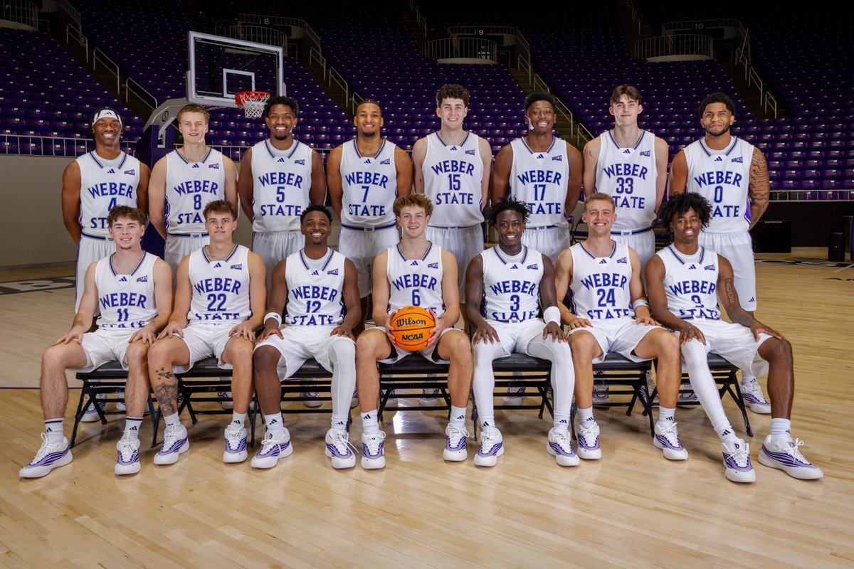 WeberStateMBB's tweet image. The 2025-26 Wildcats ⤵️

Join us for a FREE exhibition on Wednesday night for your first look at the team! 

weberstatesports.com/news/2025/10/2…

#WeAreWeber \\ #BigSkyMBB