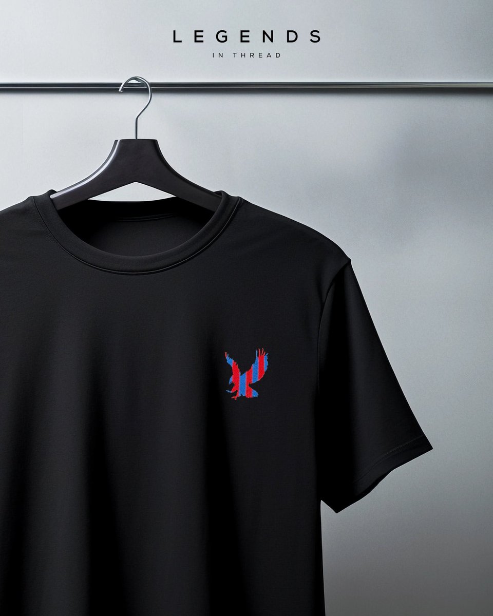 LegendsInThread's tweet image. Subtle. Sharp. Selhurst.

Minimal embroidery. Maximum identity.
The Red &amp;amp; Blue Eagle, a quiet nod that speaks volumes.

#LegendsInThread #CPFC