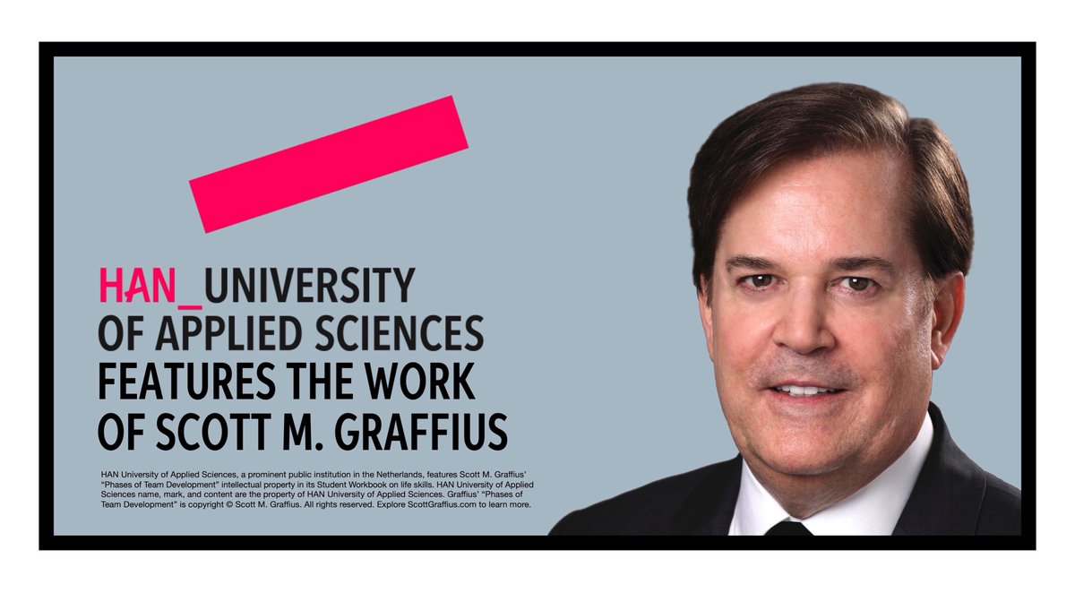 AgileScrumGuide's tweet image. HAN University of Applied Sciences (Netherlands) features the “Phases of Team Development” teamwork tradecraft work of Agile project management leader Scott M. Graffius 

Details 👉 scottgraffius.com/blog/files/han… 

#ProjectManagement #Teamwork #TeamDynamics #Leadership #Collaboration