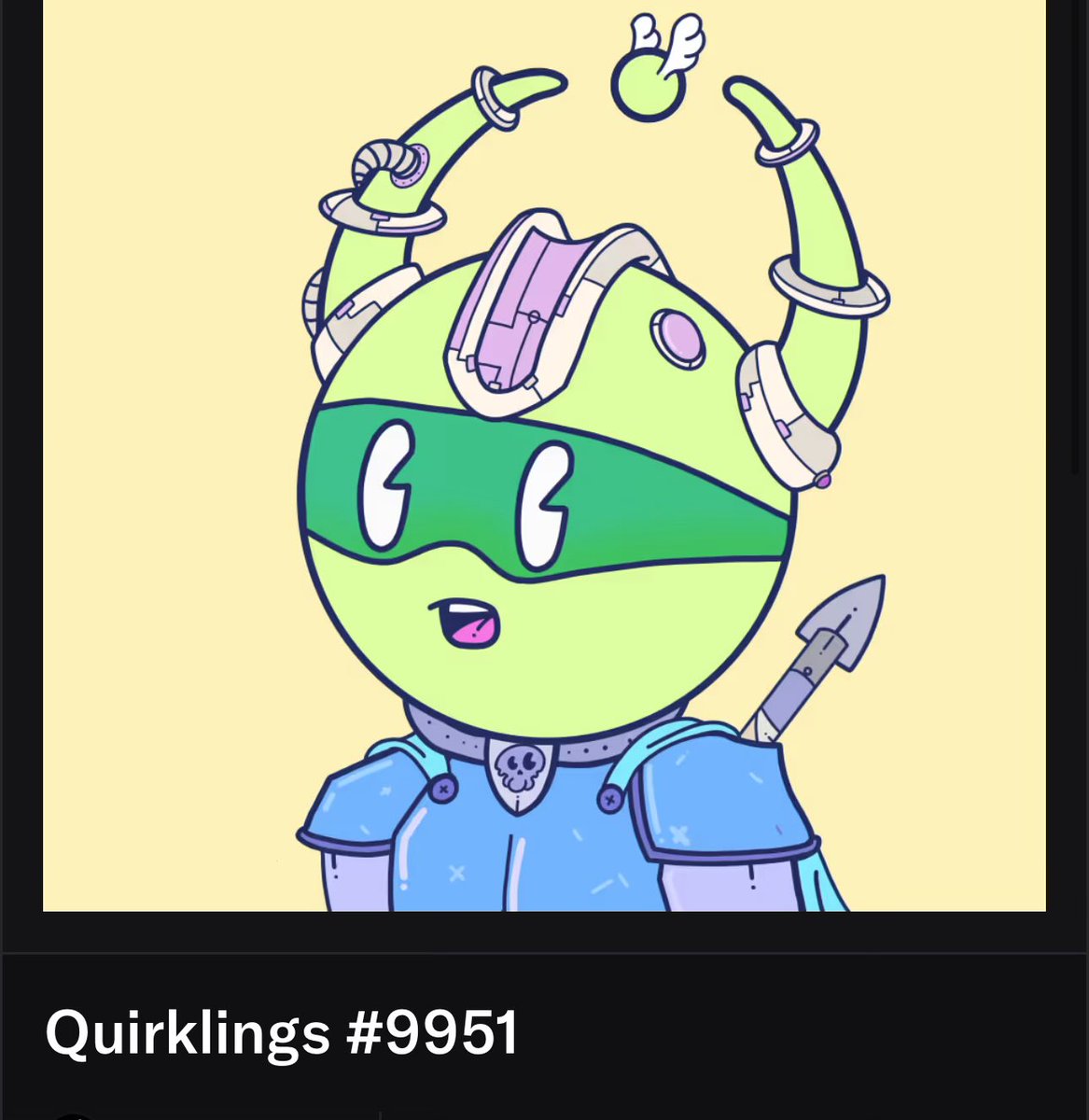 Shout out to my brotha <a href="/jed_131/">Jed</a> I’m officially part of the <a href="/quirkiesnft/">Quirkies</a> appreciate the love🙏🏽