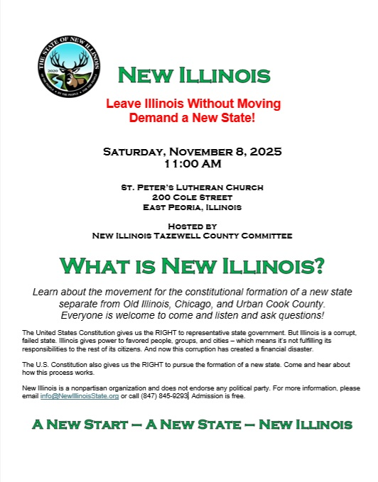 NewILState's tweet photo. Hope to see you if you live in the Tazewell County area! https://t.co/KS5gFHGZ2f