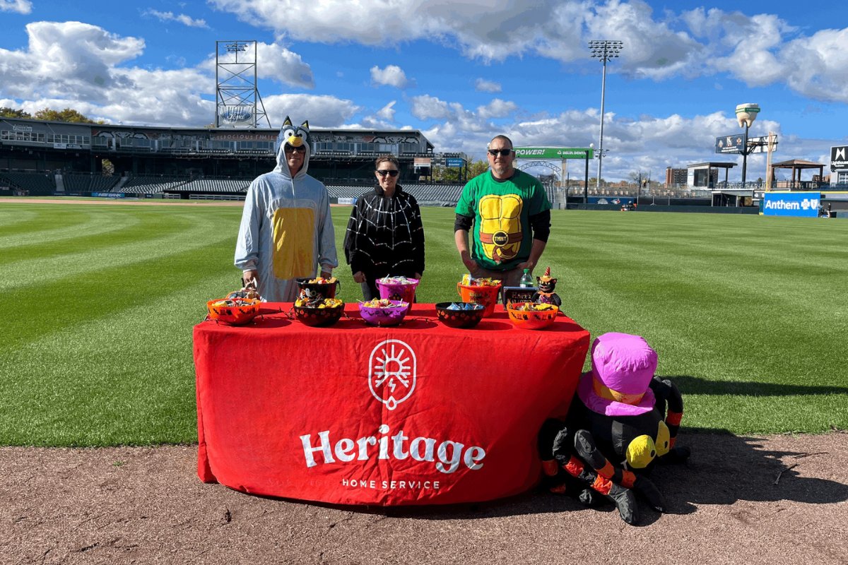 🎃⚾️ We had such a fun time at Trick-or-Treat at the Ballpark at the <a href="/FisherCats/">New Hampshire Fisher Cats</a> Stadium this past weekend!👻🧡

#TrickOrTreatAtTheBallpark #NHFisherCats #ManchesterNH #HalloweenFun #CommunityEvent #FamilyFun #HeritageServiceGroup #NewHampshireEvents #SpookySeason #LocalBusiness
