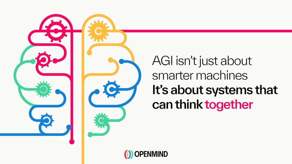 What is OpenMind AGI? 

It’s a decentralized AI network where models run on chain, train collaboratively, and earn based on real usefulness.

Key vibes:
• Open AI economy: anyone can contribute models, data, or compute
• Proof of Contribution :contributors get rewarded for