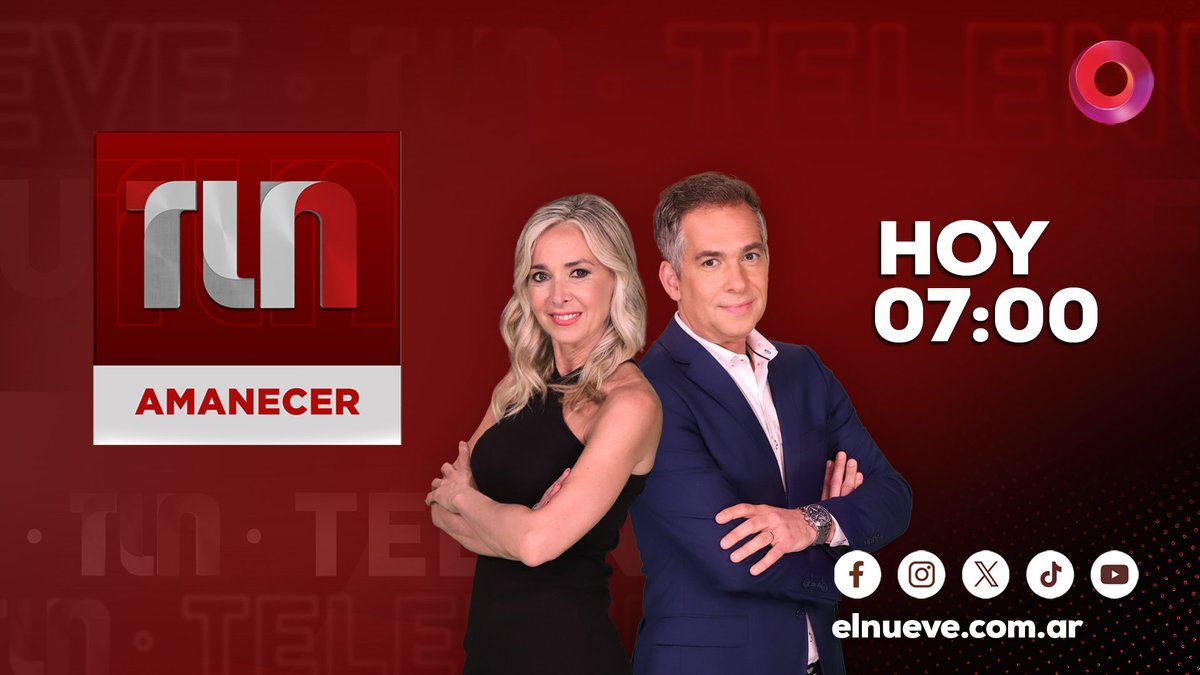 canal9oficial's tweet photo. #TeleNueveAlAmanecer | @rominalachmann y @ArielAleart te traen la información más completa para comenzar tu día.

#Sumate 
📺https://t.co/lgeJOcISZ3 https://t.co/NKqTx3hd0i
