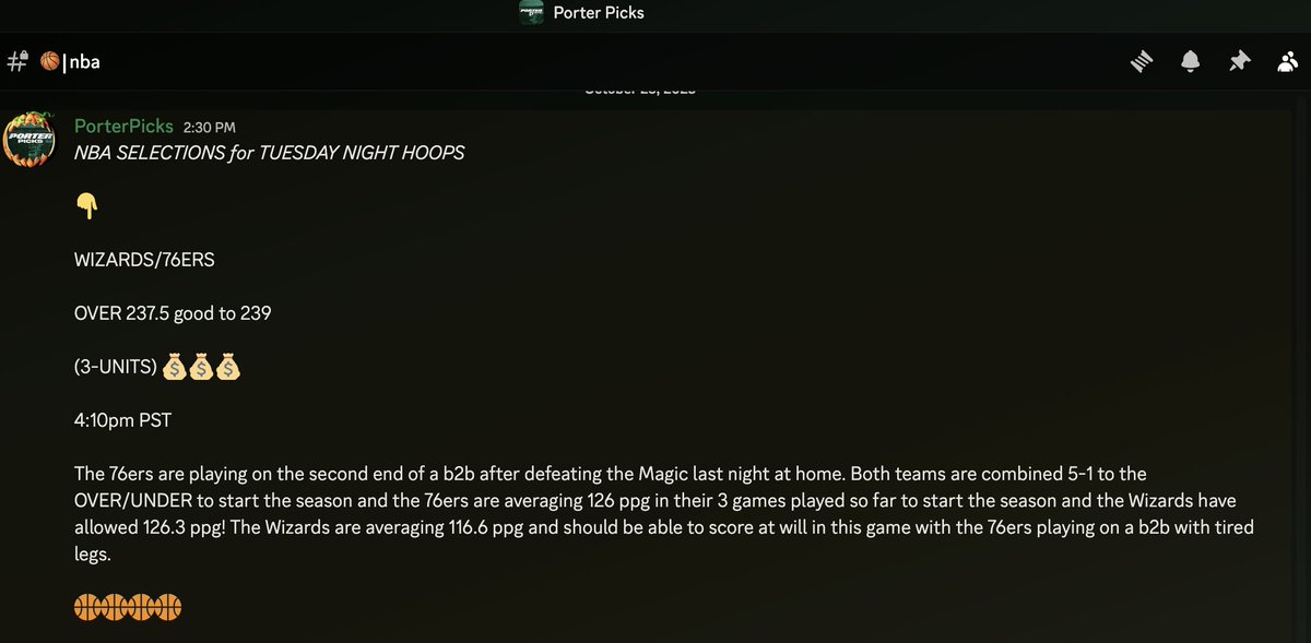 CASH THOSE TICKETS @ everyone 🫵🏽

The 76ERS &amp; WIZARDS get the job done as expected and CASH the OVER easily! 😮‍💨

(+3-UNITS) 💰✨💰✨💰✨✅

#76ers 🔴🔵
#ForTheDistrict

ABSOLUTE BLOWOUT WINNER 🔥

CHEERS!! 🍻✨🍻✨🍻✨🍻