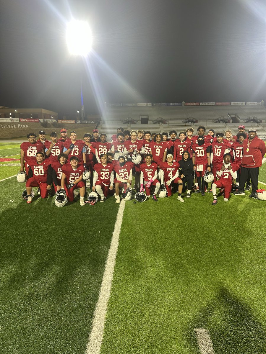 Congrats to the Evans Eagles on their city championship!!! 
#BUILTDIFFERENT