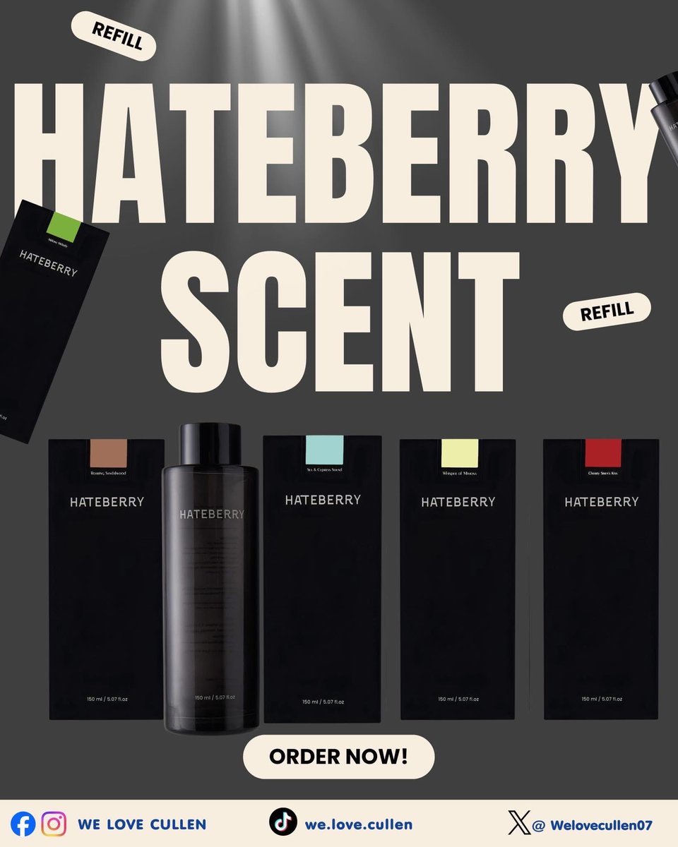 welovecullen07's tweet image. s.shopee.co.th/9fCdCyKrnj

พร้อมขายแล้วค่า
ราคา 1,100 นะคะ

Refill Reed Diffuser 150 ml

ร้านค้า s.shopee.co.th/2B6aZdi9Tr

🌼Whisper of Mimosa
🌊 Sea &amp;amp; Cypress Sound
🍈 Melony Melody
🍒 Cherry Siren’s Kiss
🪵Roaring Sandalwood

#RefillReedDiffuser #ReedDiffuser #Hateberryscent