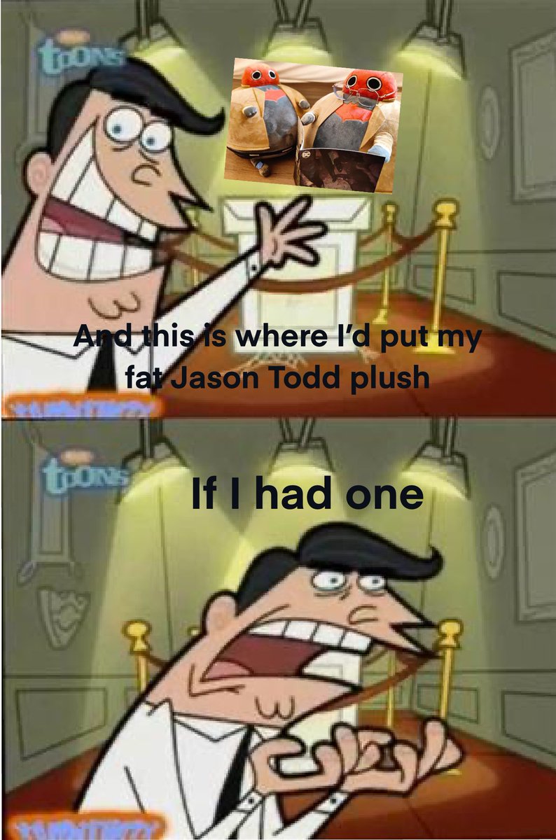 How the whole TL has got me feeling 😂😭 so happy for everyone with a fat Jason Todd plush 🫠
