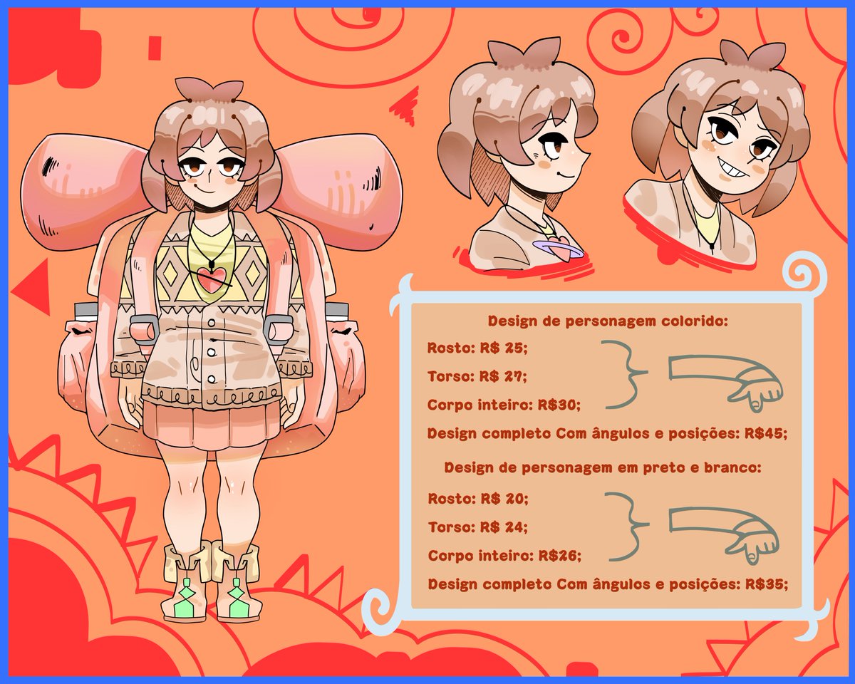 Megane_090's tweet photo. Decidi abrir comissão de design de personagem caso alguém se interesse.
Os personagens abaixo são de uma pessoa que sempre me pede personagens dele, mas nunca termina nenhum livro.

#art #digitalart #arte #Commission #comissionsopen https://t.co/NLBwdGmoyZ