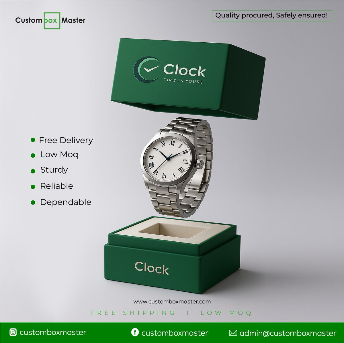 CustomBox_USA's tweet image. Premium custom watch boxes that define elegance &amp;amp; durability. ✨
Make your brand unforgettable with our luxury packaging!

Website: customboxmaster.com
Email: admin@customboxmaster.com

#CustomBoxMaster #LuxuryPackaging #WatchBoxes #BrandIdentity #PackagingDesign