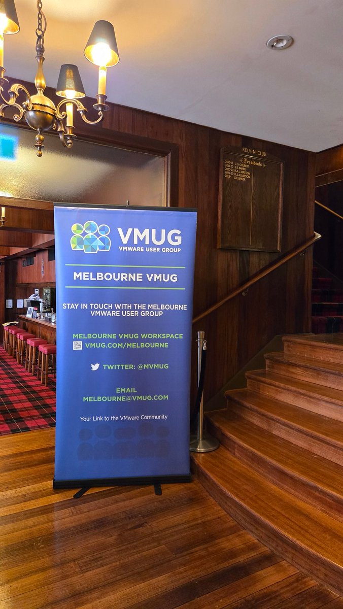 Melbourne VMUG tweet media