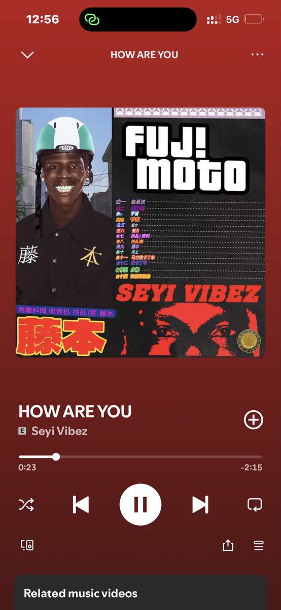 ayan_sholay's tweet image. 🚨 : NEW SEYI VIBEZ SINGLE ‘HOW ARE YOU’ OUT NOW.

PROD: @dibstunes  🎹🥁

STREAM AGGRESSIVELY NSNV🔂 WHAT PLATFORM ARE YOU STREAMING FROM?👇🏿