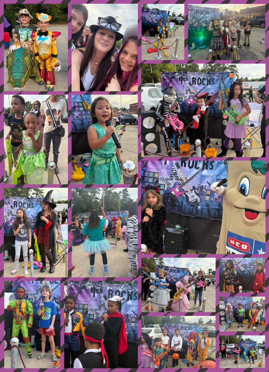svdevillier's tweet image. 🎃✨ The fantastic 4th grade crew @HumbleISD_OFE brought all the fun, laughter, HEB Buddy &amp;amp; candy to trunk-or-treat! 🍬👻 Falcon energy &amp;amp; school spirit lit up the night — proving once again that when it comes to teamwork and fun, 4th grade doesn’t just show up… we SHOW OUT! ✨🎃