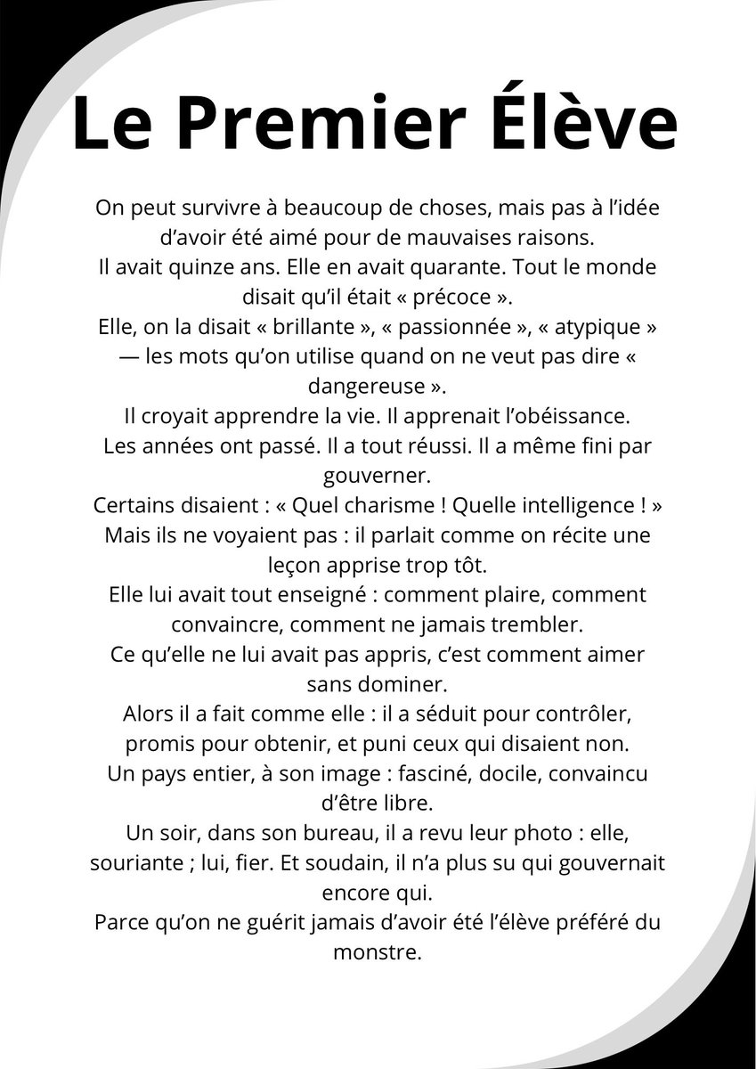 #LePremierEleve