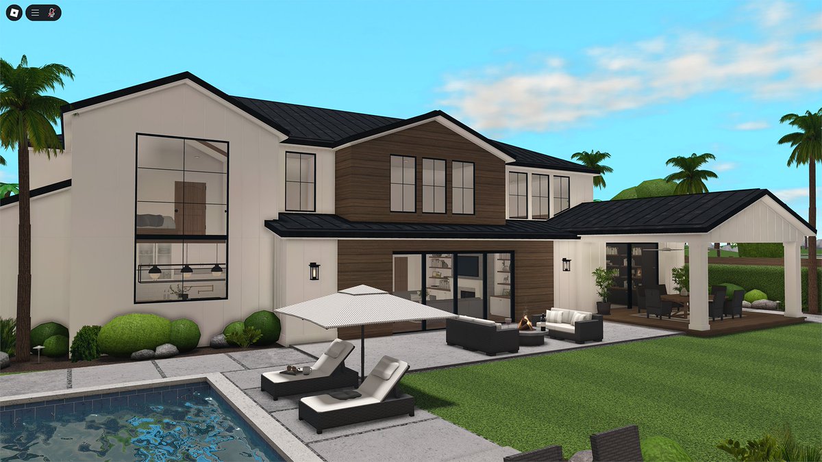 Megaificent's tweet image. I'm so locked in on finishing this modern farmhouse more pics to come soon

#bloxburg #bloxburgbuilds #bloxburghouse