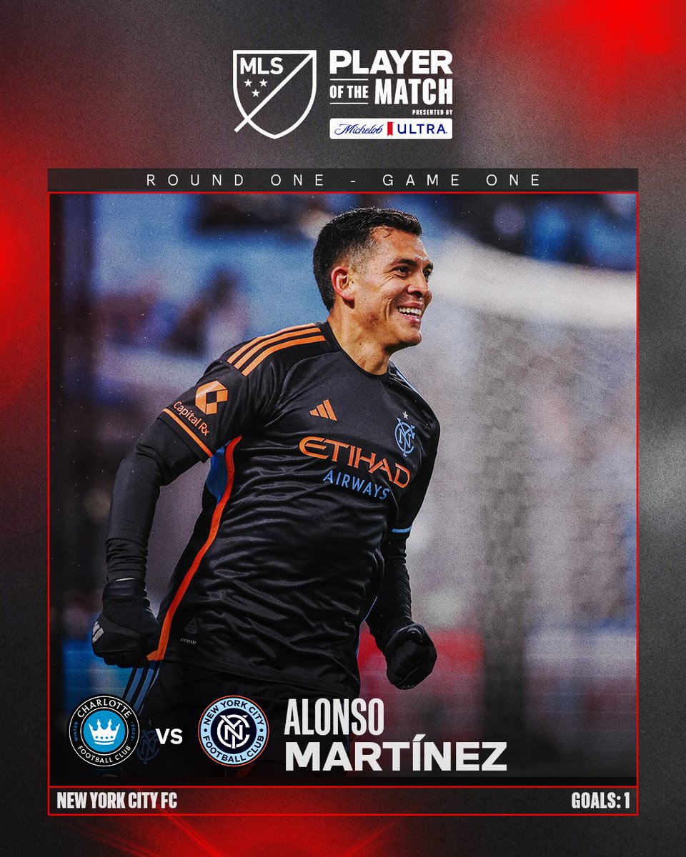 A moment of magic to propel <a href="/newyorkcityfc/">New York City FC</a> to victory. 🔥

Alonso Martínez is the Player of the Match pres. by <a href="/MichelobULTRA/">Michelob ULTRA</a>.