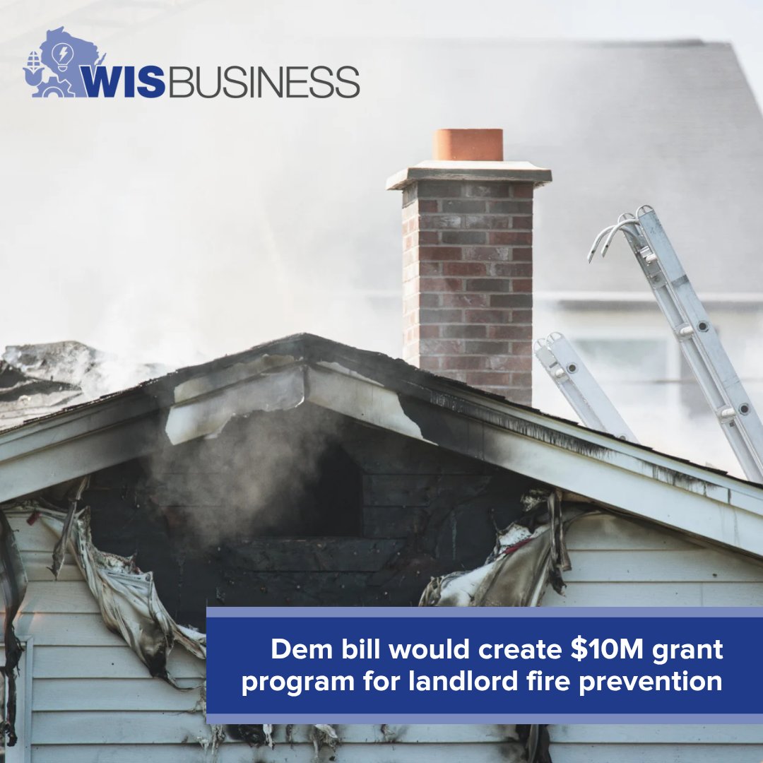 Authors note many #Wisconsin residents live in #multifamily homes 🏘 that don’t have modern #fire 🔥 safety features and say their bill “acknowledges the significant cost to property owners” for installations + would help prevent 💰 costs being passed on.
 wisbusiness.com/2025/dem-bill-…