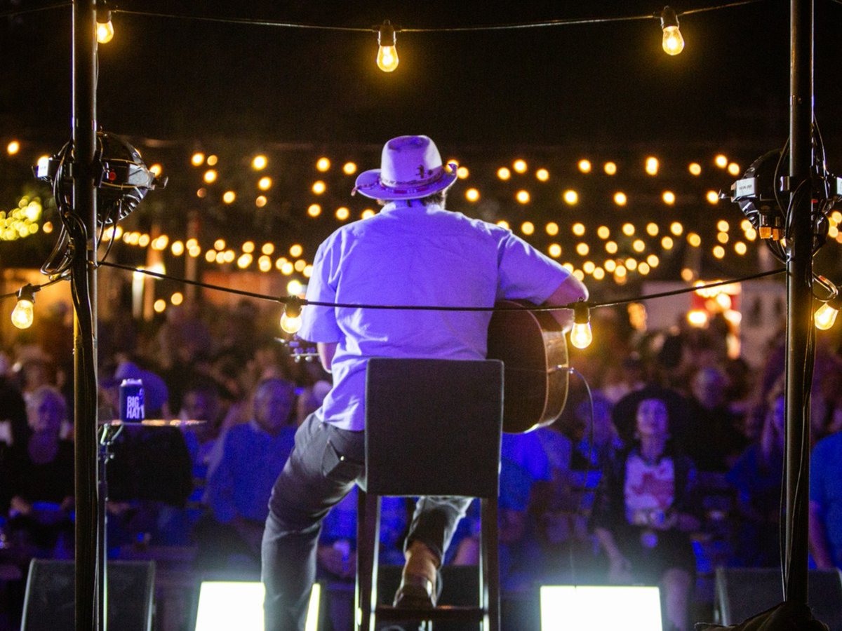 TXmusicTV's tweet photo. We had an unforgettable evening at Star Hill Ranch last week! Guests of First Tee Austin were treated to an exclusive live taping featuring amazing performances by @TheWillBeckmann, @djangowalker and @BrennenLeigh.

Photos by @tpurifoy 📸 https://t.co/fzOSaDK6F8