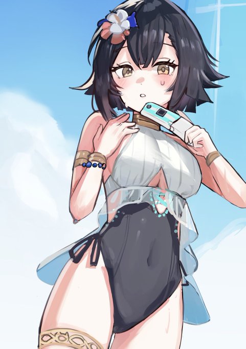 #StellaSora #ステラソラ

ボス、あたしの水着どう…? 