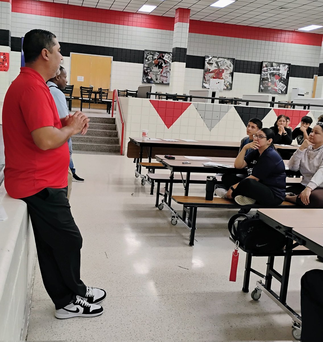 We had a great parent meeting this evening. Head Coach Jesus  Alvarez covered all the key information for the upcoming boys’ basketball season, and parents asked excellent questions throughout. It was a very informative and productive meeting. #RaiderNation #ItStartsWithUs #ISWU