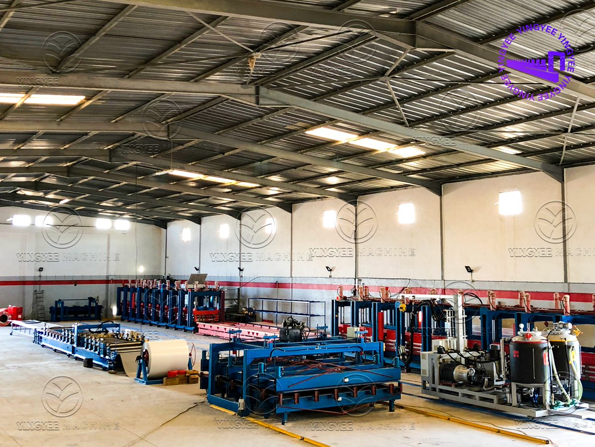 BellaForming's tweet image. 💯PU SANDWICH PANEL PRODUCTION LINE
#PU
#PUsandwich
#PUsandwichpanel
#discontinuousPU
#rollforming
#rollformingmachine
#hydraulic
#PPGI
#steelproduct
#architecture
#construction
#building
#factory
#industry