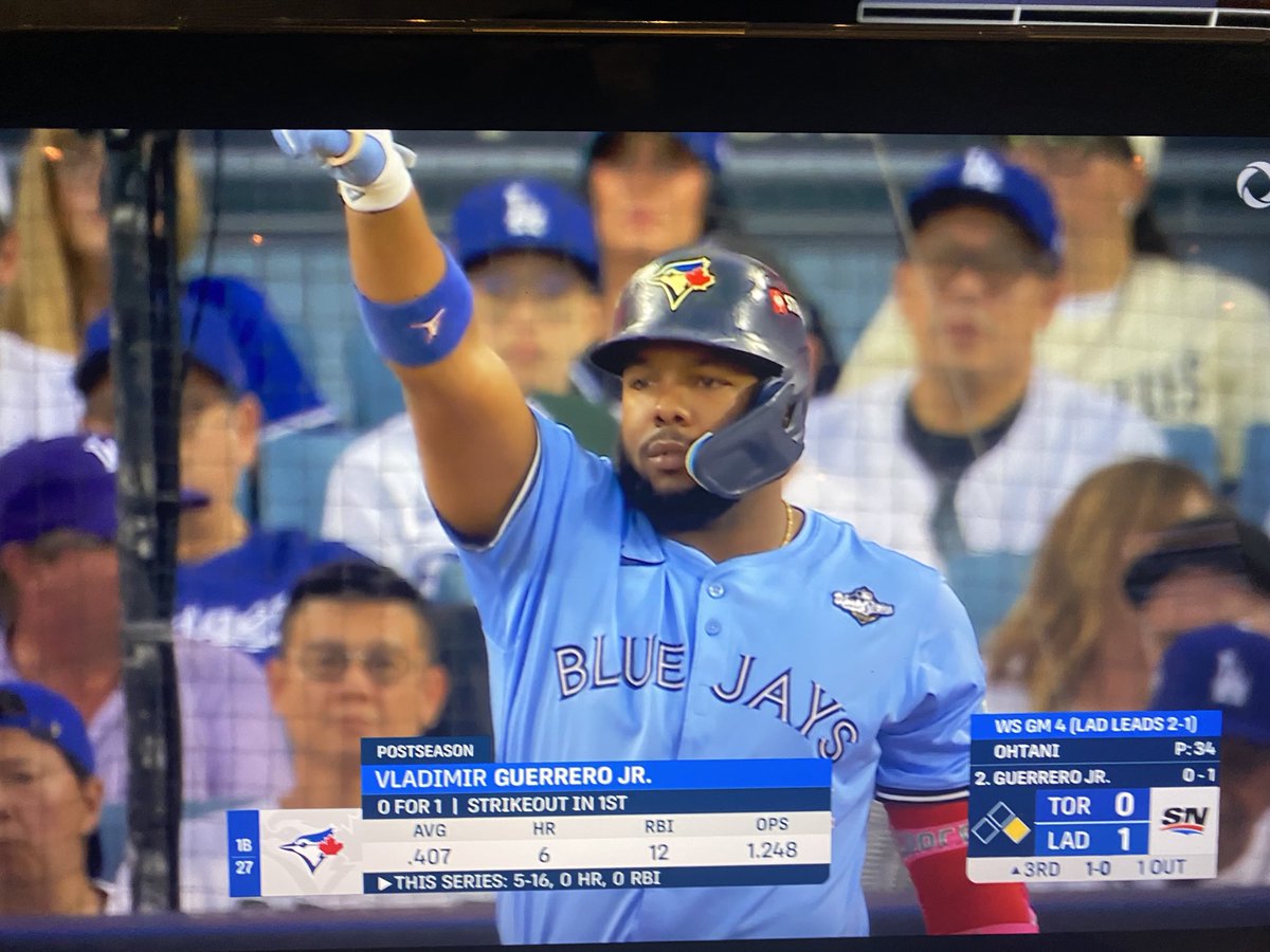 In my dreams I’m imagining Vladdy called his homer. #jays #sportsnet #2025worldseries