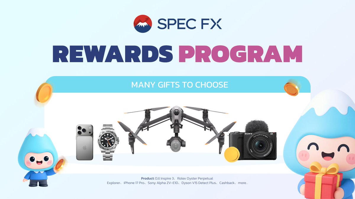 SpecFXJP's tweet image. 🚀【トレードでポイントを貯めよう！】

すべての取引で Spec Points✨ が貯まります！
🎁貯めるほど豪華賞品をゲット
🏆 iPhone 17 Pro・ロレックス腕時計・現金ボーナスなどなど！

今すぐ取引を始めて、あなたのトレードをもっと価値あるものに
🔗my.specfx.com/auth/register
#SpecFX #Trading…