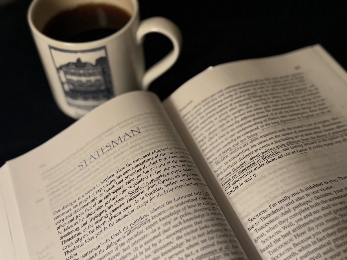 booksoftitans's tweet image. Whoa, that story in the middle of Plato’s Statesman about the earth reversing course, old becoming young, and the dead being put back together is wild! What just happened?