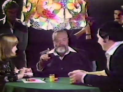 Just in time for Halloween, The Museum of Classic Chicago Television has uncovered ORSON WELLES AT THE MAGIC CASTLE, a 1978 TV special with Welles performing magic tricks. wellesnet.com/magic-castle/