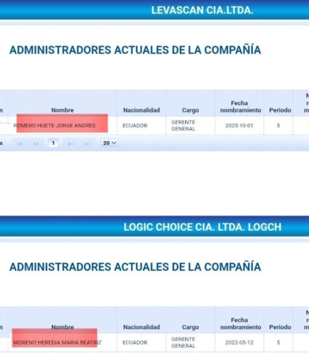 Feramos1a's tweet photo. Otro misterio resuelto. Alvarado, ADN, nuevo zar de medios, con patrimonio de $66K, designó al gerente de empresa de aviones del Grupo Noboa como gerente de La Posta. La compró en $1M aunq en la Super figura con valor de $400😳���
Ya podemos decir q la plata no era de Alvarado??🤔 https://t.co/CQqObSPCgh