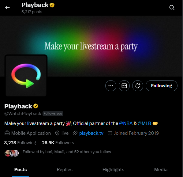 The3rdSZN's tweet photo. Playback followed me… we really out here now 😂🔥
Shoutout to @WatchPlayback — official NBA partner tapping in with the real ones 🫡 https://t.co/FIuSvWbj3n