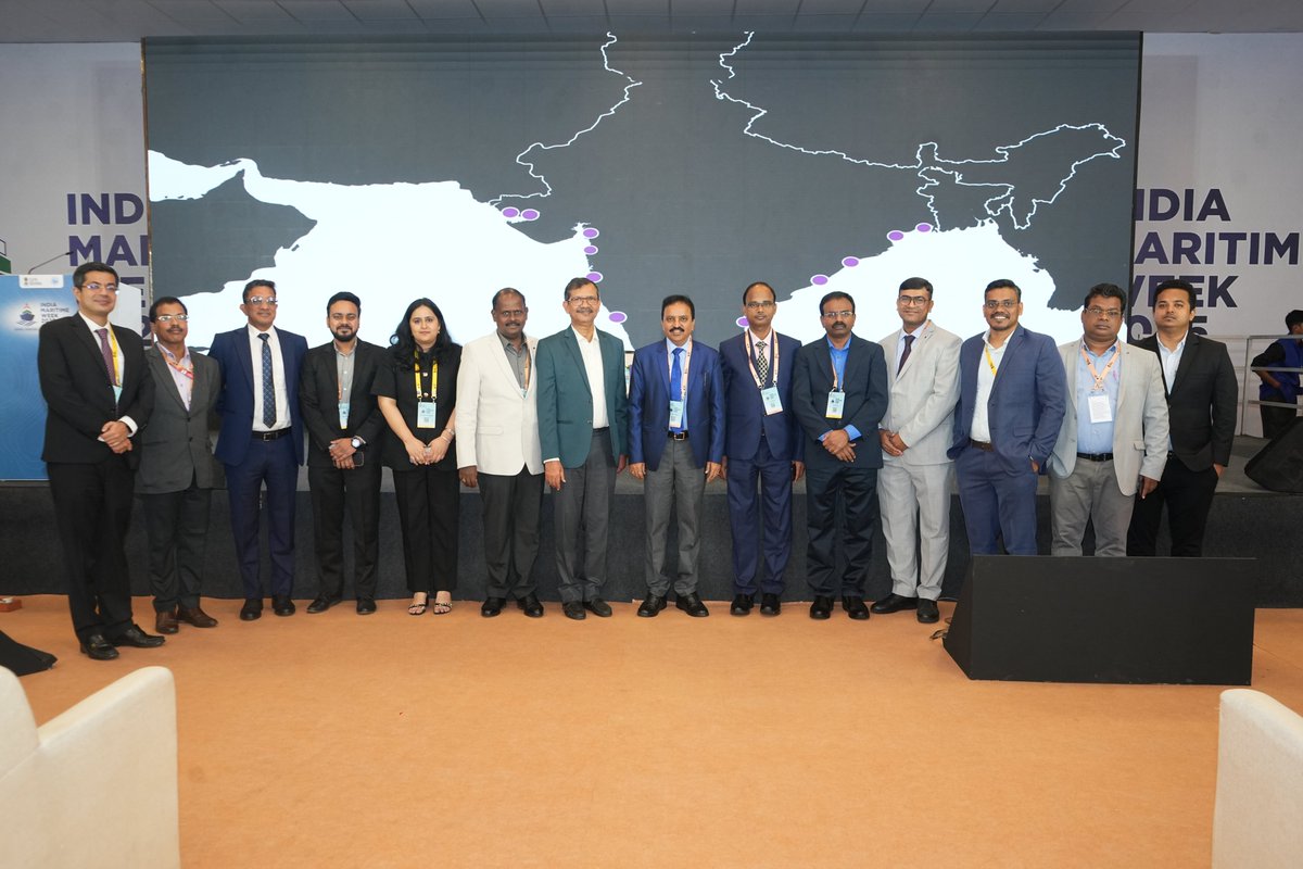 paradipport's tweet photo. Meet the faces behind Paradip Port’s success! ⚓
Team Paradip Port Authority is making a strong mark at India Maritime Week 2025, highlighting innovation, sustainability, and growth in India’s maritime sector.
#ParadipPort #IndiaMaritimeWeek2025 #TeamPPA #MaritimeIndia #IMW2025
@shipmin_india @PIB_ShipMin @PIBodisha @PIB_India @imw_gov @MIB_India @sarbanandsonwal