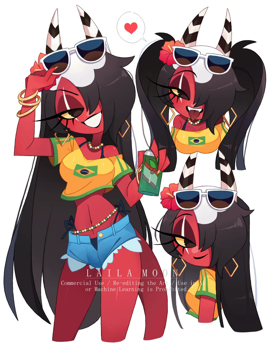 Trisiya🌙 (@trisiyamoon) on Twitter photo 🌴🌺
#HelluvaBoss #SallieMay 🌴🌺
#HelluvaBoss #SallieMay