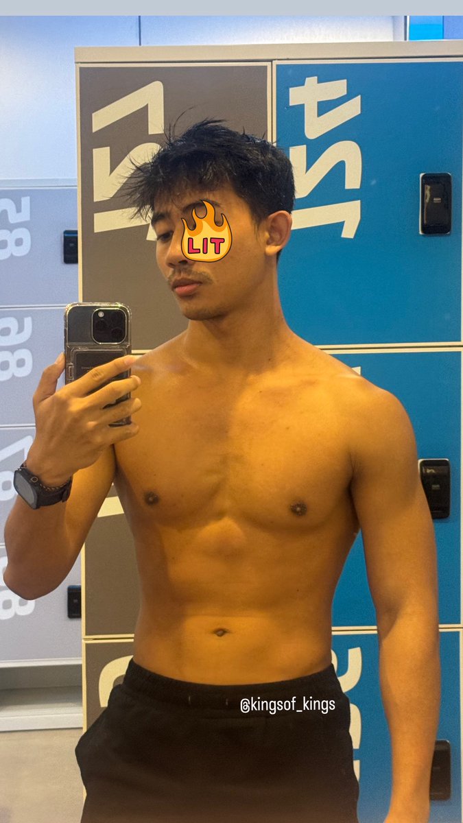 Morn session.
Lebih suka gym pagi soalnya sepi🤫