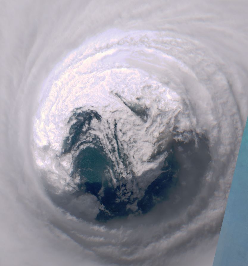 INSANE SATELLITE VIEW of Hurricane Melissa today from the Sentinel-2 satellite!