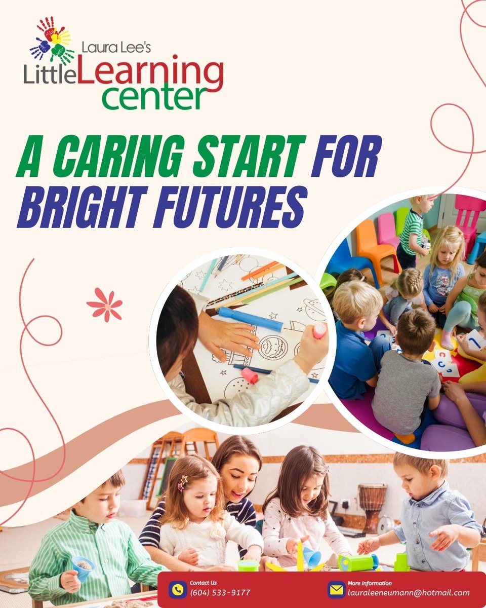 laura45754's tweet image. Early years shape confidence, curiosity, and growth. Our programs balance structured learning with play in a safe, nurturing space. 
 #LauraLeesLearning #ChildCare #EarlyDevelopment
maps.app.goo.gl/FqR6qmREBSmwxB…