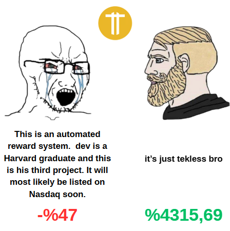 it's just tekless bro.