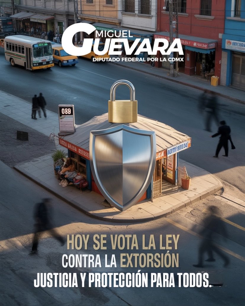 La extorsión no se combate solo con castigos, sino con prevención y protección real a las víctimas.

Hoy se vota la Ley General contra la Extorsión, una propuesta que el PAN impulsó primero y que el gobierno retomó. #PANContraLaExtorsión #MéxicoSinExtorsión