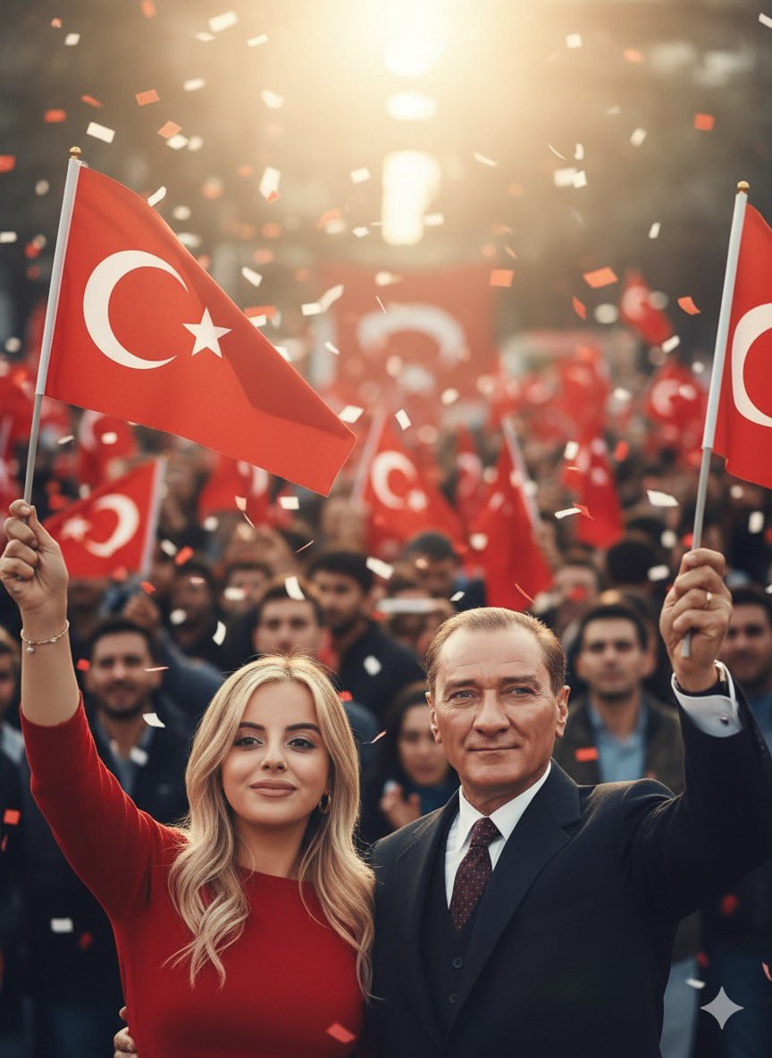 Akımların en güzeli😍
Açtığın yolda
Gösterdiğin hedefe...
Nice yüzyıllara Cumhuriyet!🇹🇷

#cumhuriyet102yaşında 
#mustafakemalatatürk🇹🇷❤️ 

#akım #atatürk #yapayzeka #cumhuriyetbayramı