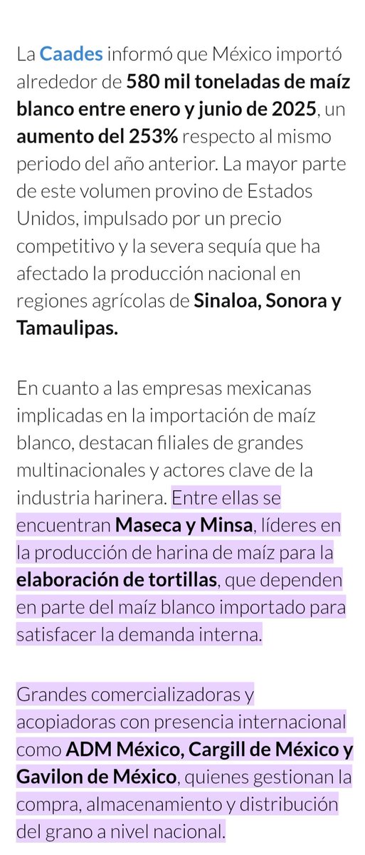 ¿Ven a esta mujer, Altagracia Gómez, que promueve el programa "Hecho en México"? La dueña de Minsa importa, en un alto porcentaje, maíz transgénico blanco de Estados Unidos, dejando de lado a nuestros agricultores que hoy se enfrentan a la peor crisis por el abandono del gobiermo