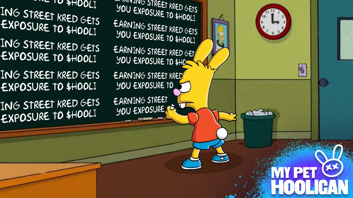 mypethooligan's tweet image. EARNING STREET KRED GETS YOU EXPOSURE TO $HOOLI