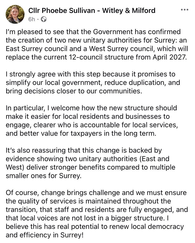 Councillor Phoebe Sullivan tweet media
