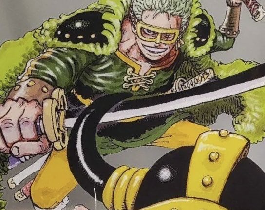 This is Zoro’s pants canon color btw😭 Toei saved his ass again