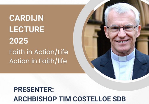Archbishop Tim Costelloe SDB of Perth will present this year's Cardijn Lecture on 13 November 2025 - Cardijn's birth anniversary. Full details here: …straliancardijninstitute.substack.com/p/cardijn-lect…
