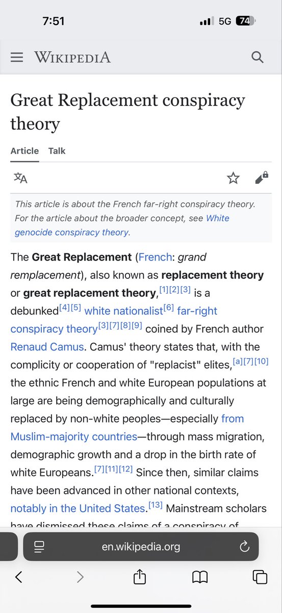 Dougrate's tweet photo. Grokipedia (Left) vs Wikipedia (Right) 

That’s all I need to see to know which to choose… https://t.co/xZVU28Pu8a