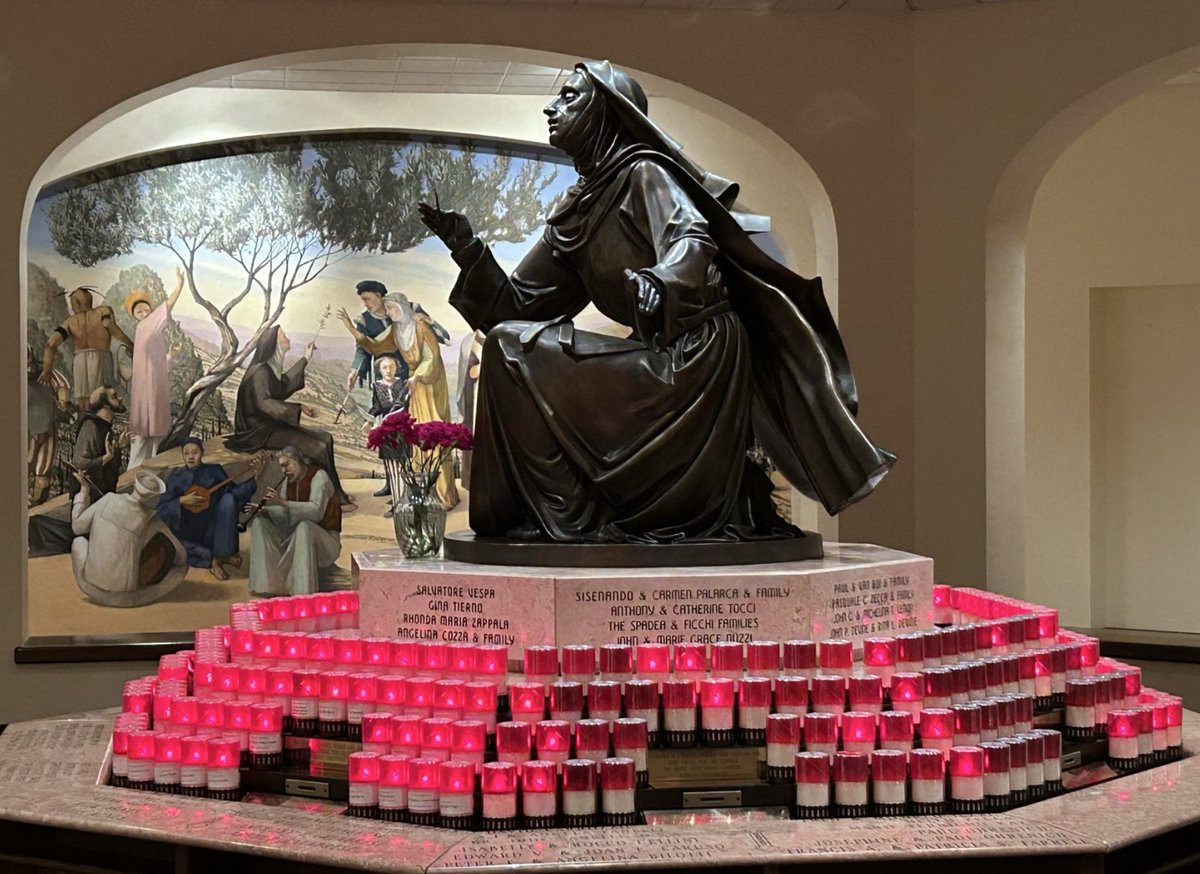seanmhannan's tweet image. Yesterday I visited the National Shrine of St Rita of Cascia on Broad Street in Philly. I had no idea it was there beforehand, but it turned out to be a beautiful church featuring a crypt-level packed with Augustinian statuary &amp;amp; relics galore. Would recommend!