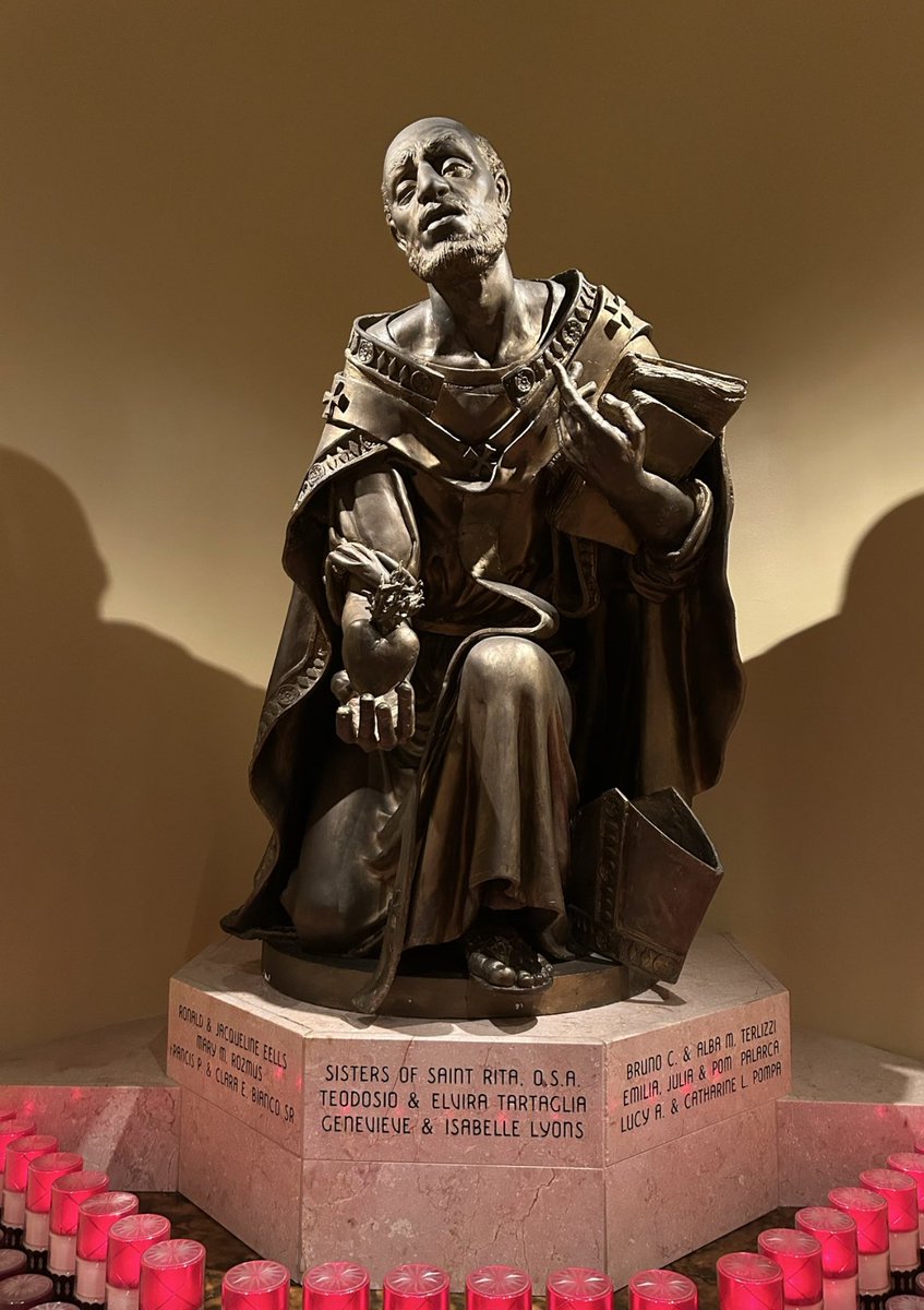 seanmhannan's tweet image. Yesterday I visited the National Shrine of St Rita of Cascia on Broad Street in Philly. I had no idea it was there beforehand, but it turned out to be a beautiful church featuring a crypt-level packed with Augustinian statuary &amp;amp; relics galore. Would recommend!